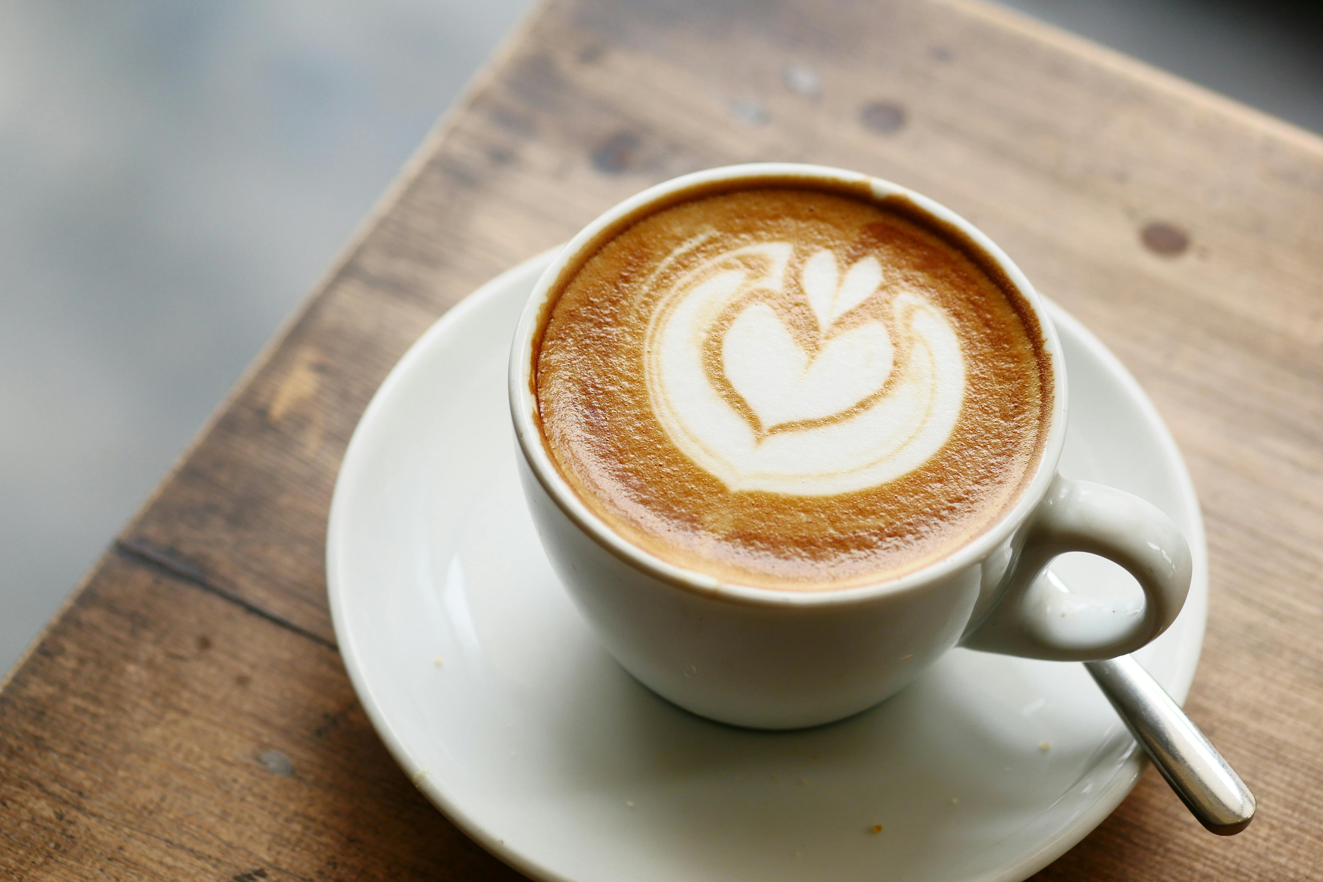 A cup of latte